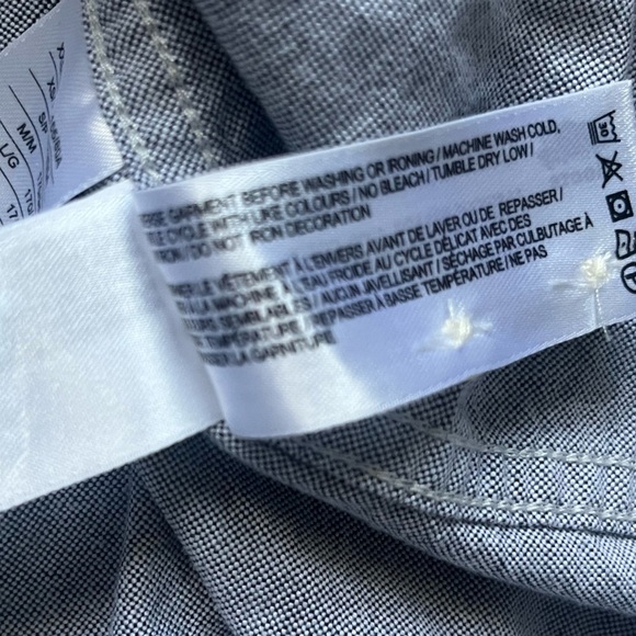 Roots Blue Long Sleeve Button Down 100% Cotton Men’s Shirt Size XXL Casual - Picture 7 of 10